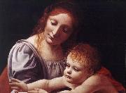 BOLTRAFFIO, Giovanni Antonio The Virgin and Child (detail) oil